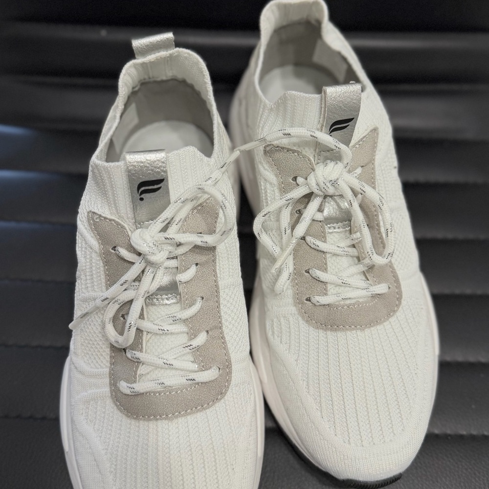 Fabletics White and Gray Athletic Shoes - Picture 4 of 6